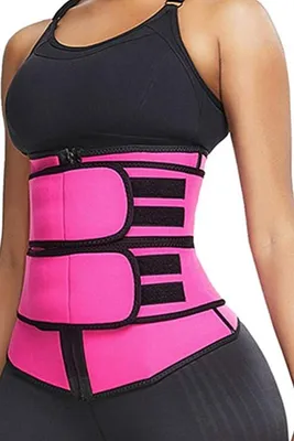 Produktbild von Waist Trainer Neopren Bauchweggürtel, Sport Fitness Gürtel Taille Trimmer Saunaeffekt Schwitzgürtel zur Fettverbrennung Muskelaufbau Saunagürtel M