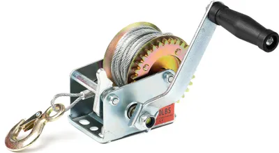 Produktbild von SEVICO Handwinde Seilwinde manuelle Gurtwinde Winde Gurt 5mm / 10m 800 LBS 360 KG F265