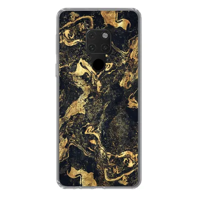 Produktbild von MuchoWow® Handyhülle Schutzhülle Hülle für Huawei P40 Lite Marmor - Luxus - Gold Silikon Softcase Handy Hülle - Handy