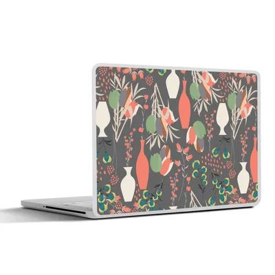 Produktbild von MuchoWow® Laptop Aufkleber Sticker Cover Blumenstrauß - Blumen - Muster 30x22 cm - Laptop-Sticker