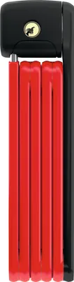 Produktbild von ABUS Faltschloss Bordo Lite 6055K SH mit Halterung - Extra-leichtes Fahrradschloss aus Spezialstahl - ABUS-Sicherheitslevel 7 - 85 cm - Rot