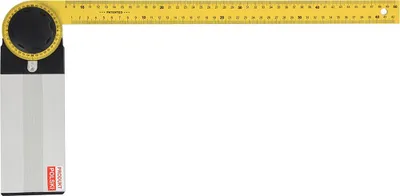Produktbild von Winkelmesser Winkelmaß Zimmermannswinkel Schreinerwinkel Länge 350mm, Länge:350mm