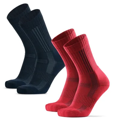 Produktbild von Premium Merinowoll Wandersocken für Männer und Frauen, 2-Pack
