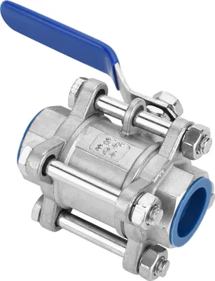 Obrázek produktu pro 304 Nerezová ocel Tři kusy kulového ventilu s plným přístavem 3/4" NPT 1000WOG