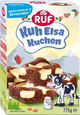 Produktbild von RUF Kuh Elsa Kuchen Backmischung