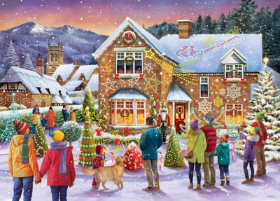 Produktbild von Gibsons Dressed up for Christmas - 1000 Teile