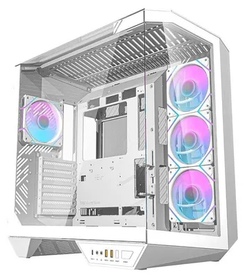 Produktbild von Darkflash - DY470 fans+holder Wh - Computergehäuse