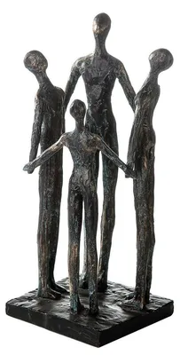 Immagine prodotto di Scultura "Gruppo" in bronzo, altezza 30 cm