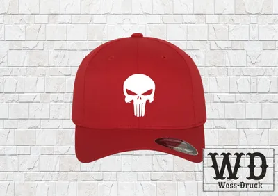 Produktbild von Wessdruck Flexfit Punisher bestickt