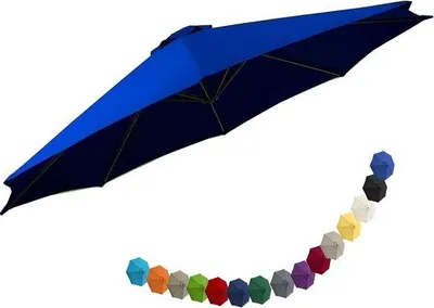 Produktbild von Terrassenschirmüberdachung aus wasserdichtem Polyester - 3,0 Meter - D6
