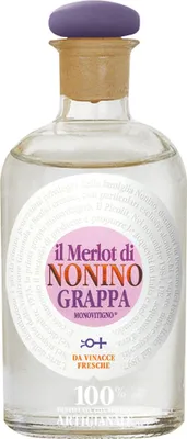 Produktbild von Nonino Distillatori Grappa Il Merlot Monovitigno Friuli - Grappa Nonino NV Grappa ( 1 x 0.1 L )