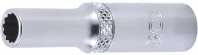 Image de Douille Longue 6,3 mm (1/4) - Douze Pans, 6 mm - Précision et Durabilité, Acier, Cliquet 1/4 - D-Work