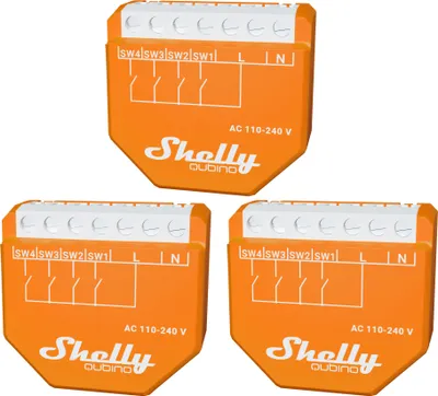 Zdjęcie produktu dla Aktywator sceny SHELLY Wave i4, podtynkowy, pomarańczowy, 3 szt