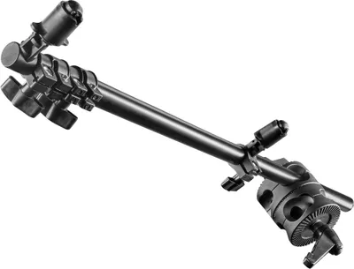 Produktbild von Walimex Reflektorhalter 660 x 120 x 150 mm für Reflektor und Faltreflektor 10-168 cm für Rohre Ø 18-30 mm, Halter für Fotoreflektoren für Porträt- und Produktfotografie