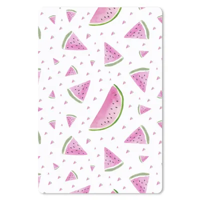 Produktbild von MuchoWow® Mauspad Mousepad Wassermelone - Aquarell - Pastell 18x27 cm - Mousepads - Maus Mat - Pad - Mausunterlage