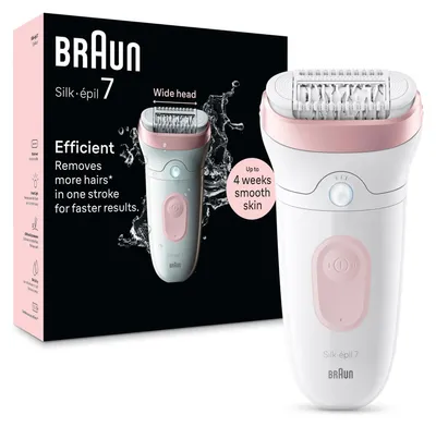 Productafbeelding van Braun Silk-épil 7, model 7-000, in de kleuren roze en wit
