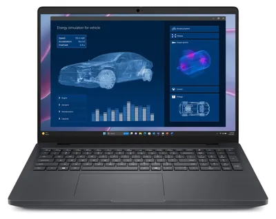 Immagine prodotto di DELL Pro Max 16 MC16255 Copilot+ PC AMD Ryzen AI 7 PRO 450 Workstation mobile 40,6 cm (16") WUXGA 32 GB LPDDR5x-SDRAM 1 TB SSD NVIDIA RTX PRO 1000 Blackwell Wi-Fi 7 (802.11be) Windows 11 Pro Nero Italiano