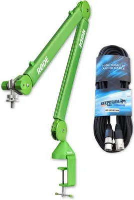 Image de Bras de microphone Rode PSA1+ Plus vert avec câble XLR