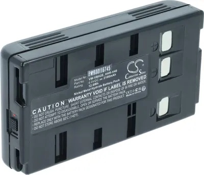 Produktbild von vhbw Akku kompatibel mit RCA CC614, CC-604, CC-600, CC612, CC-612, CC-506, CC-614, CC506, CC604, CC600 Videokamera Camcorder (2000 mAh, 6 V, NiMH)