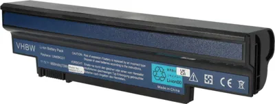 Produktbild von vhbw Akku kompatibel mit Acer Aspire One 532H-2288, 532H-2298, 532h-2226, 532H-2268, 532H-2309, 532H-2242 Notebook (6600 mAh, 10,8 V, Li-Ion)