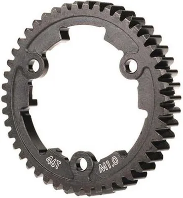 Imagen del producto de Engranaje principal de acero, fresado y endurecido, de 46 dientes y ancho (módulo 1) para modelos TRAXXAS X-Maxx, XRT, Maxx, E-Revo 2.0, XO-1