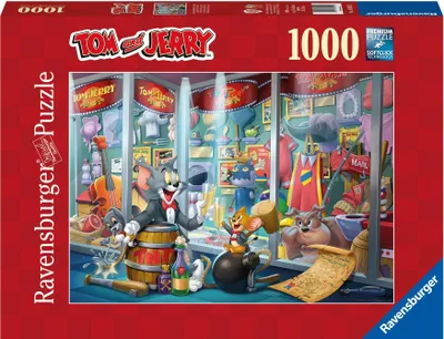 Produktbild von Ravensburger Puzzle 16925 - Ruhmeshalle von Tom & Jerry - 1000 Teile Tom & Jerry Puzzle für Erwachsene und Kinder ab 14 Jahren