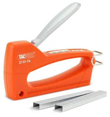 Handtacker mit 300 Klammern 53/6 mm, leicht, für Hobby und Büro