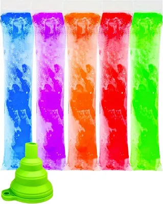 Produktbild von Eisbeutel mit Trichter - 100 Stück - Für Eisvergnügen