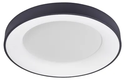Zdjęcie produktu dla Plafon LED okrągły Giulia czarny 50W biała neutralna 2750lm metal wym:9x60x60cm IP20 Italux