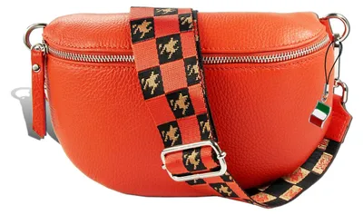 Produktbild von Gürteltasche orange Florence Tasche Tragegurt passend Leder D2OTM808O