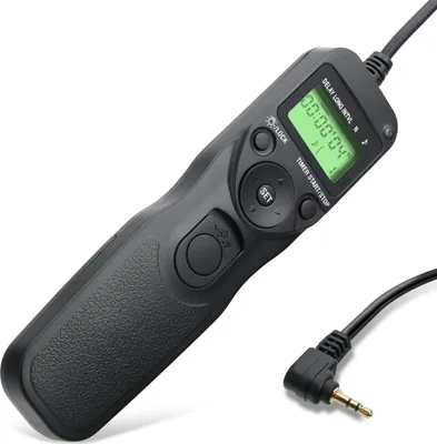 Image de subtel Déclencheur filaire avec minuterie compatible avec compatible avec Canon EOS 1300D,1100D,Rebel modèle RS-60E3 / CS-205 / TC-60E3 - Télécommande photographie Contrôleur à distance shooting