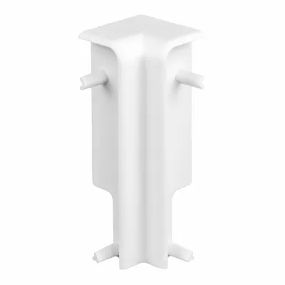 Produktbild von PROVISTON | Innenecken für MDF-Sockelleisten | 15 x 58 mm | Kunststoff | Weiß | 2 St.
