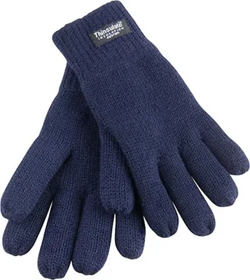 Image de Result Winter Essentials R147J | Gants Junior Classic Thinsulate Gloves - Couleur : Navy - Taille : One Size