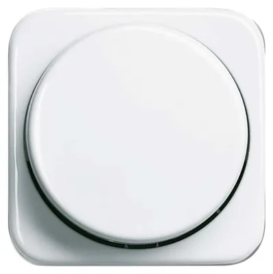 Image de Busch-Jaeger Disque central blanc alpin pour variateur rotatif encastré 2115/11-214-500