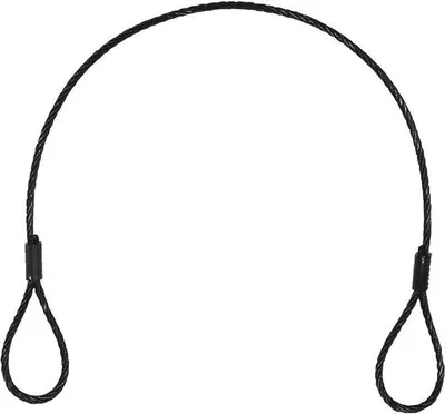 Obrázek produktu pro Ocelové lanko EUROLITE (SC) 400x3mm černé bez konektoru
