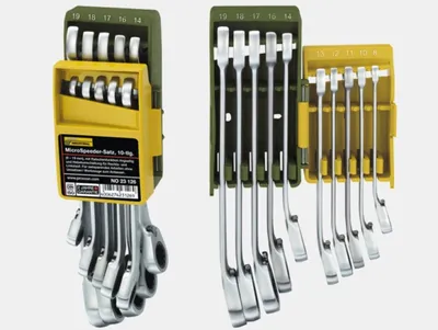Produktbild von Proxxon  MicroSpeeder-Satz im Klapphalter, 8-19 mm, 10-teilig, 23126