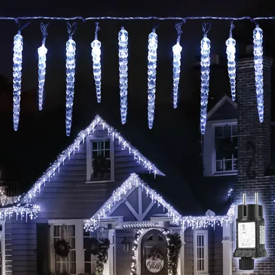 Obrázok produktu pre Salcar 5m 40 LED rozprávkové svetlá sopečné studené biele LED rozprávkové svetlá 9 režimov a pamäťová funkcia LED rozprávkové svetlá pre dekoráciu zmrzlinových kužeľov