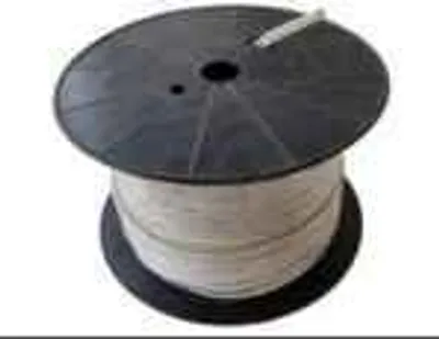 Produktbild von Hochflexibles OFC Kabel 2 x 4,0mm, 100 Meter Spule, Weiß, 127 Litzen