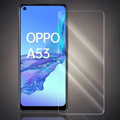 Produktbild von Panzer Folie für OPPO A53 / A53s Echt Glas Displayschutzfolie Transparent Glasfolie 9H Härtegrad Schutzglasfolie