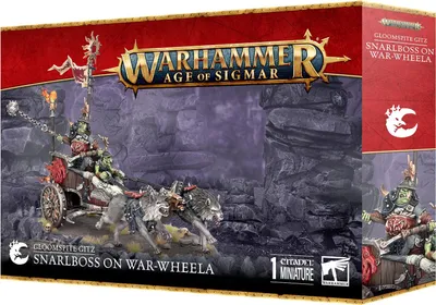 Immagine prodotto di Warhammer Age of Sigmar Gloomspite Gitz Snarlboss su War-Wheela