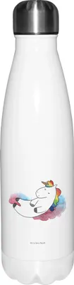 Produktbild von Mr. & Mrs. Panda Trinkflasche Einhorn Wolke 7 - Weiß - Geschenk, Wasserflasche, trinkflaschen, thermosflaschen, Verliebt, Lustig, Unicorn, Trinkbehälter, Einhörner