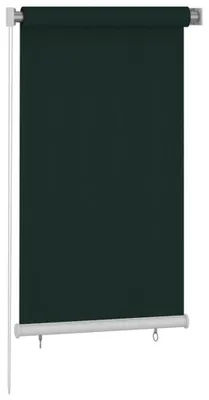 Produktbild von vidaXL Außenrollo 85 (B) x 140 (H) cm Dunkelgrün HDPE