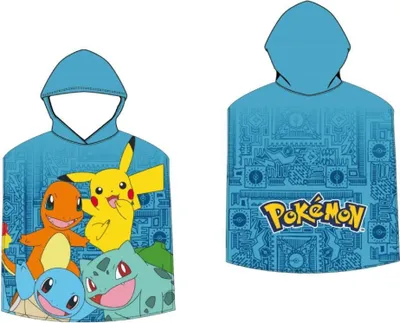 Produktbild von Pončo Pokémon s kapucí 50x100cm