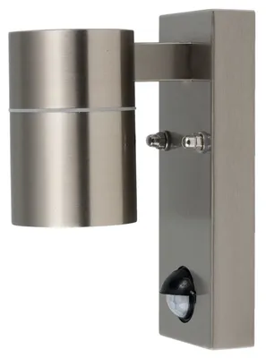 Produktbild von Wandleuchte GRENADA Sensor - GU10 - Edelstahl - 163x110mm - unten - integrierter Bewegungsmelder