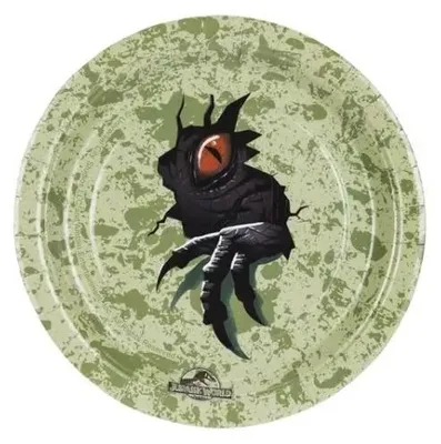 Image de Assiettes Jurassic World 18 cm, lot de 6 - PartyDeco