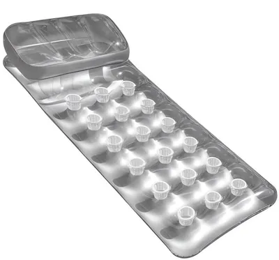 Productafbeelding van INTEX 58894 Opblaasbaar ligbed 188 x 71 cm, zilverkleurig