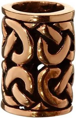 Produktbild von Keltische Perle Für Haare Bart Nidi Bronzelockenperle 6462