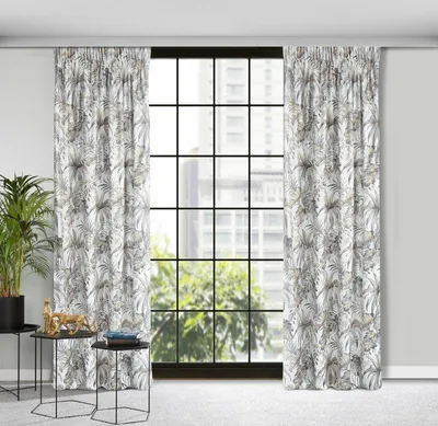 Obrázok produktu pre Eurofirany 405400, Sheer, Viacfarebný, Vzor, Polyester, Hák na zavesenie, 200 g/m²