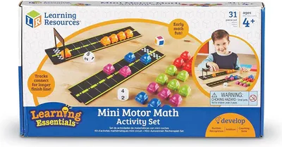 Image de Learning Resources Jouets éducatifs Mini Motor Math Activity Set - multicolore