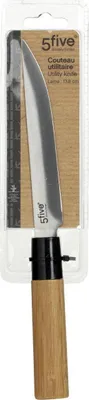 Produktbild von Gebrauchsmesser "black bambus" klinge 13,8cm - 5 five simply smart